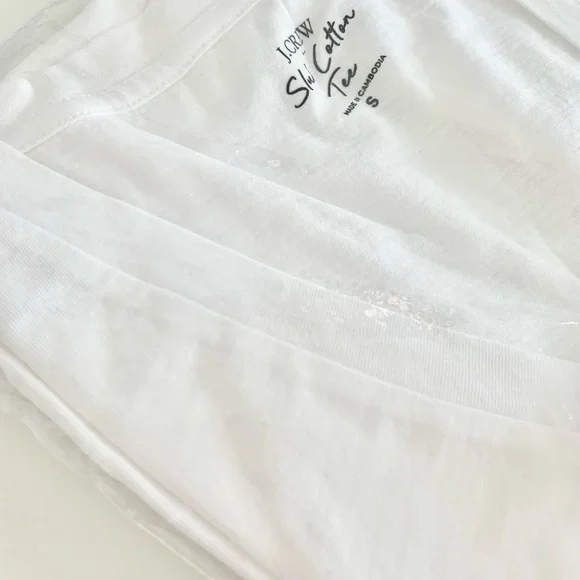 J.CREW VINTAGE SLUB COTTON TEE - Picture 6 of 7